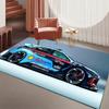 Racing Car Rug Large Size 3D Print Non-Slip Floor Mat Soft Comfortable Carpet for Living Room Kids Boys Bedroom Home Decoration