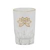 [Hasegawa Buddhist Altars] Buddhist Altar Water Jug, Teacup, Summer Obon Gift, Glass Cup, Gold Lotus, Medium