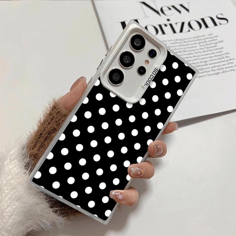 Polka Dots Art Fashion Desgin Shockproof Phone Case for Samsung Galaxy S26 Edge S25 Ultra S24 FE S23 Plus S21 Cover Anti Fall Fu