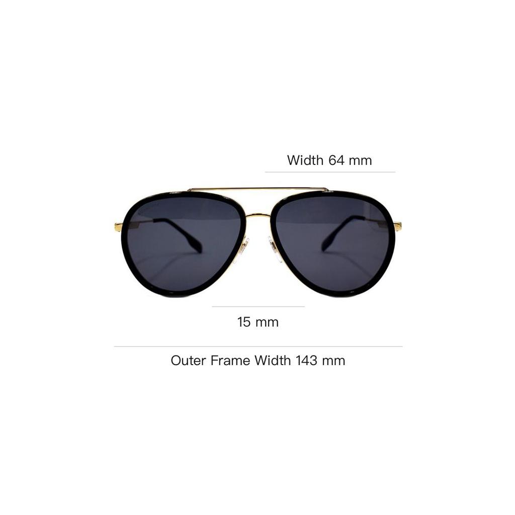 Burberry Modern Pilot Style Sunglasses Men sunglasses 0BE312510178159