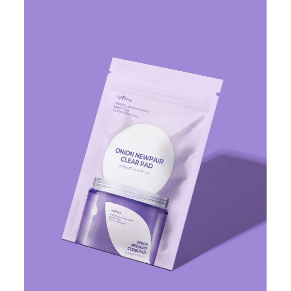 Isntree Onion New Pair Clear Pad 20 Sheets Refill none