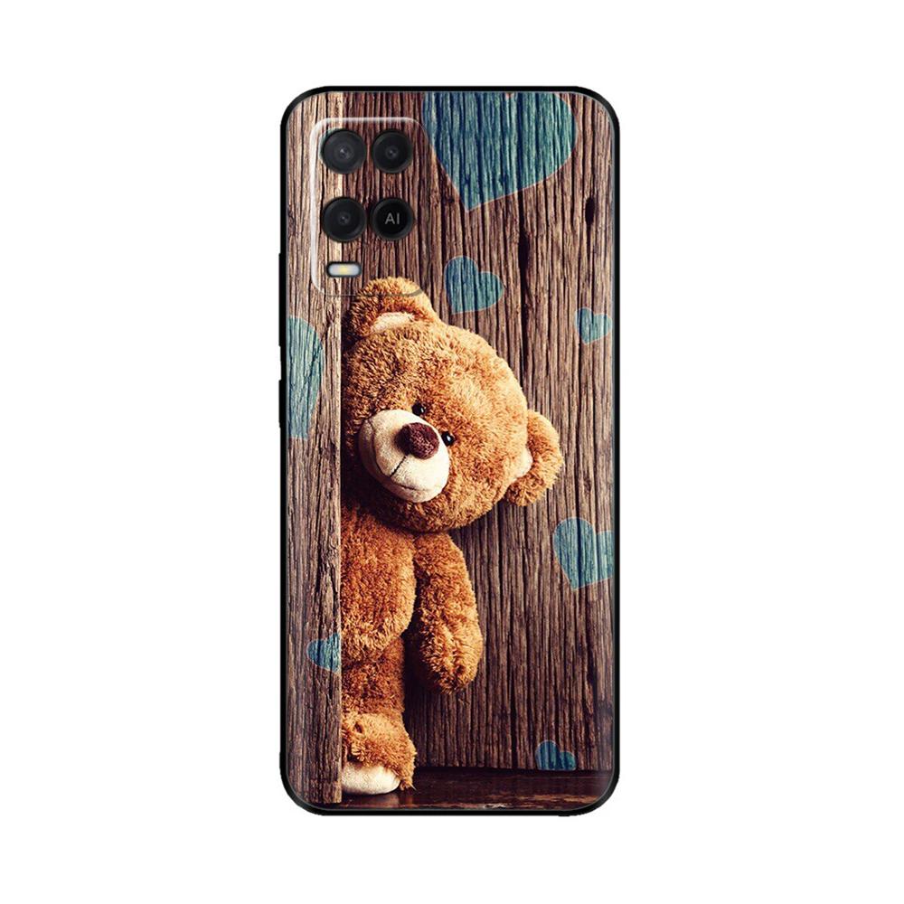 For Oppo A54 A74 Case Soft Black Silicone TPU Phone Back Cover for Oppo A54 4G CPH2239 A54 5G CPH2195 A74 4G 5G Case Cover Coque