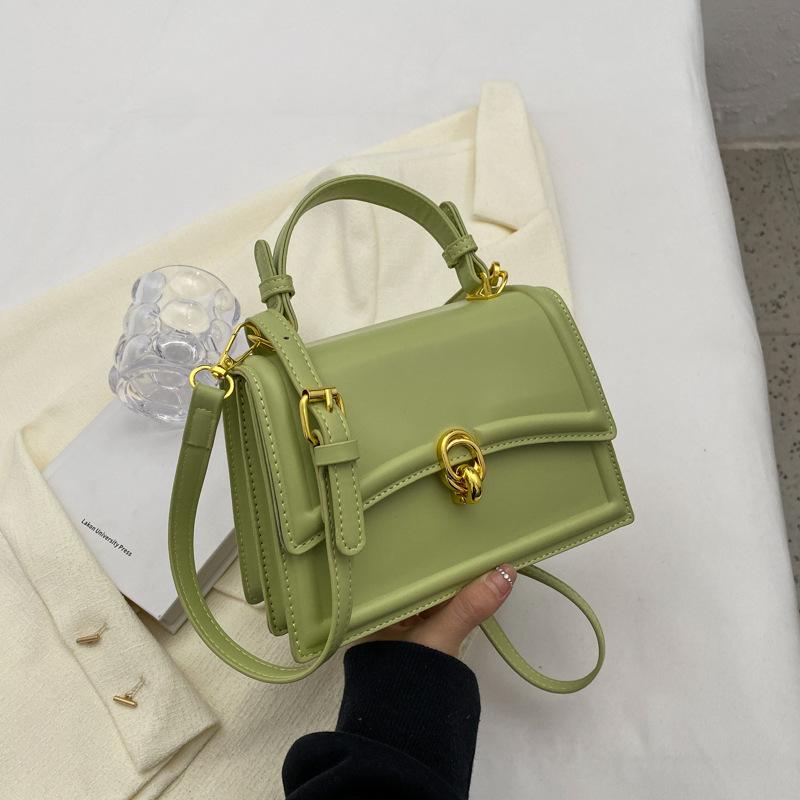French niche fashion foreign style portable small square bag Internet celebrity 2025 new spring women shoulder crossbody armpit bag