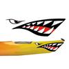 Personalized Shark Teeth Car Door Decal - Decorative Sticker
