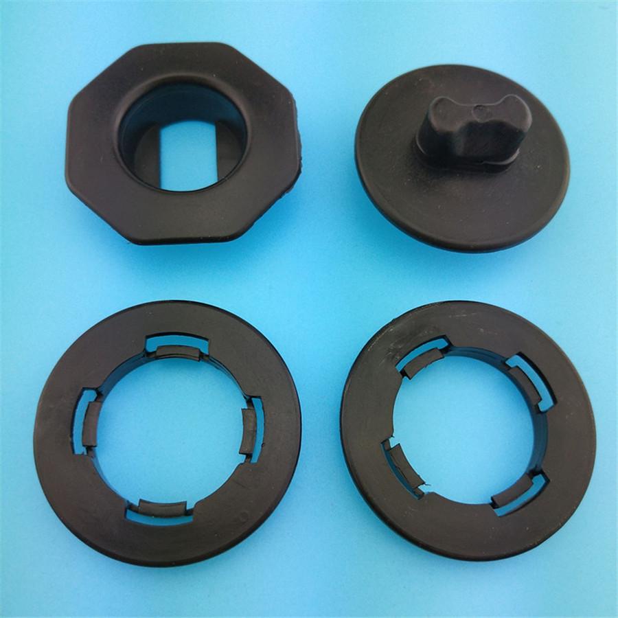New 20x Double Deck Push-Button For Car Mats Non-slip Screws Carpet Buckle