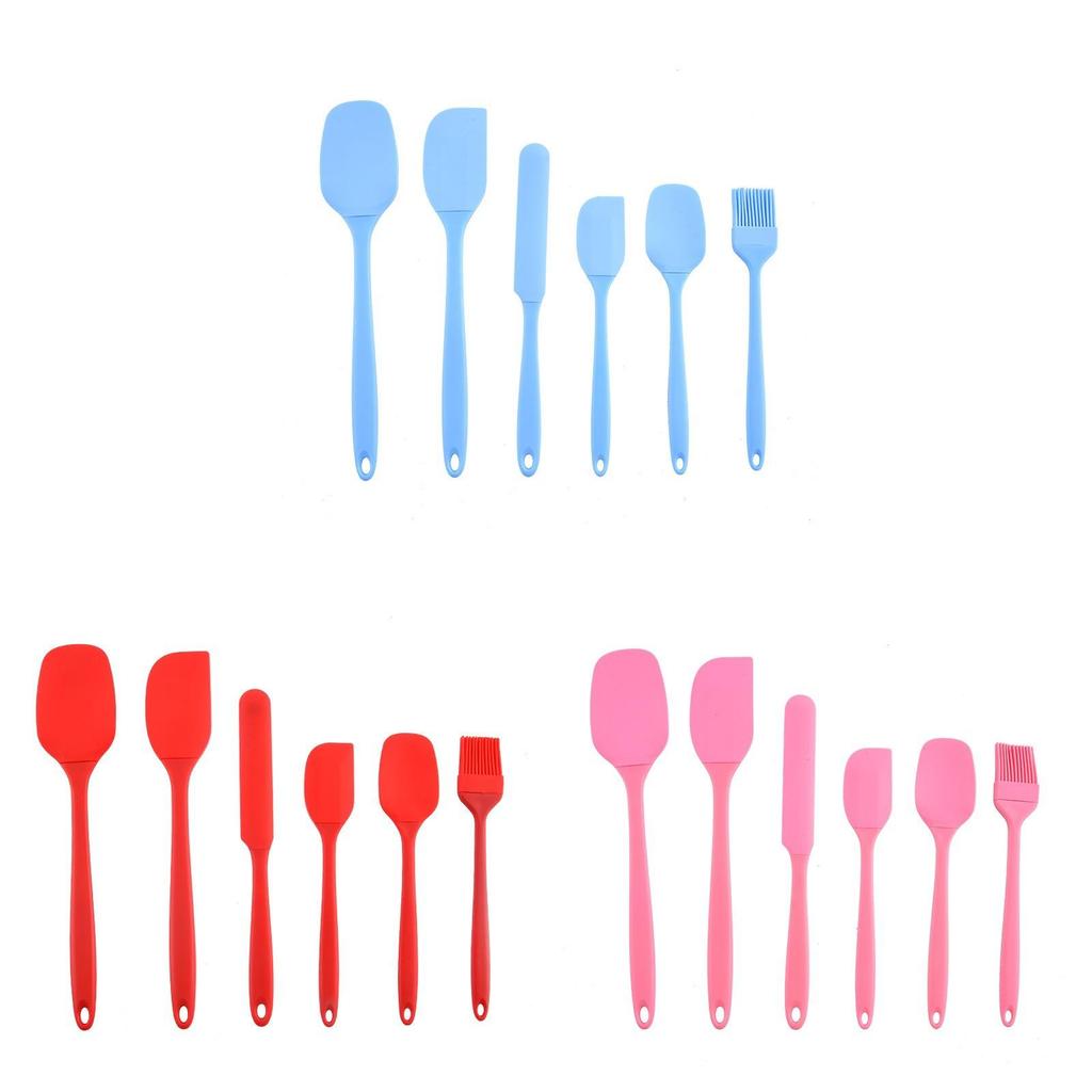 Silicone Baking Tool Set With Heat Resistant Spatulas For Home Chefs