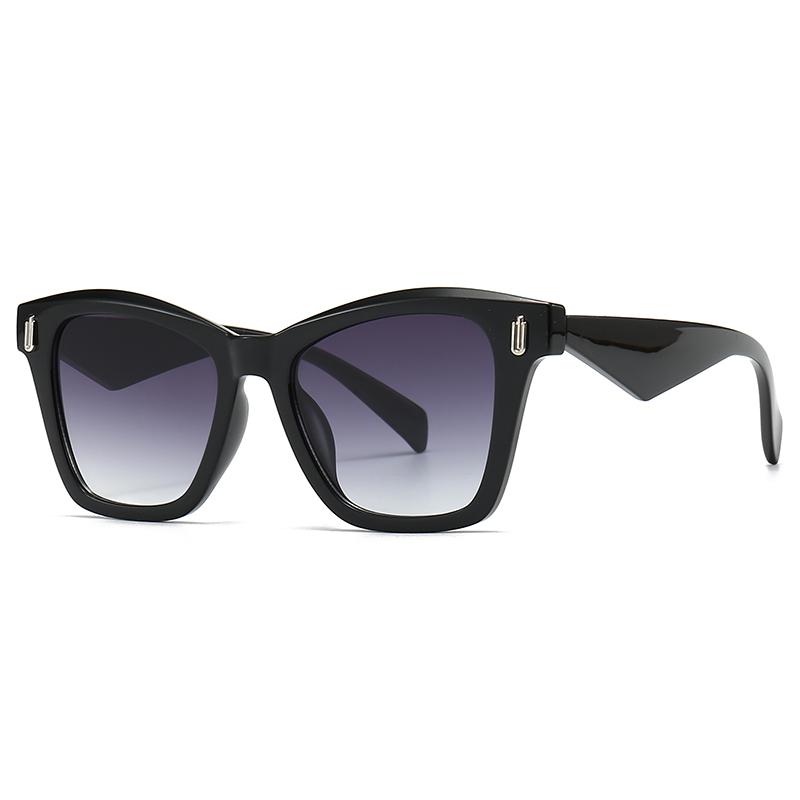 Export Cross-Border Popular Oversized Frame Cat-Eye Decorative Sunglasses European and American Trendy Street Photography