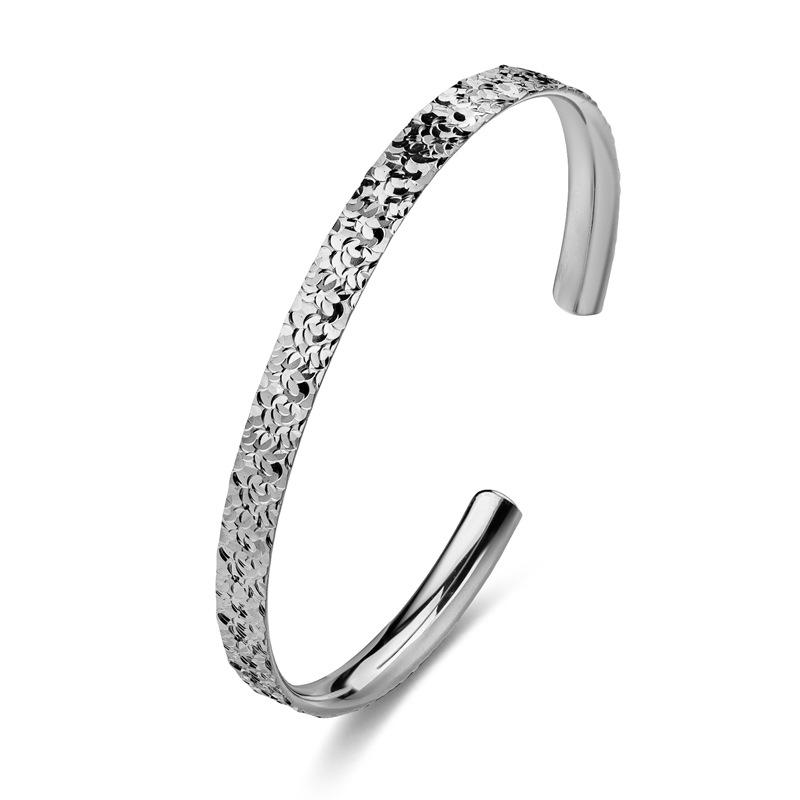 

Браслет «Разбитый лед» для девочек. Модный и универсальный регулируемый браслет из стерлингового серебра с отверстием.