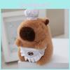 Fun Capybara Keychain Plush Toy Cuddly And Adorable Water Capybara Doll For Trendy Accessories