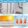 Winter Pipeline Insulation Tape Outdoor Foam Foil Fire Protection Waterproof Keep Warm Freeze Self Adhesive Pipe Tapes Sleeves