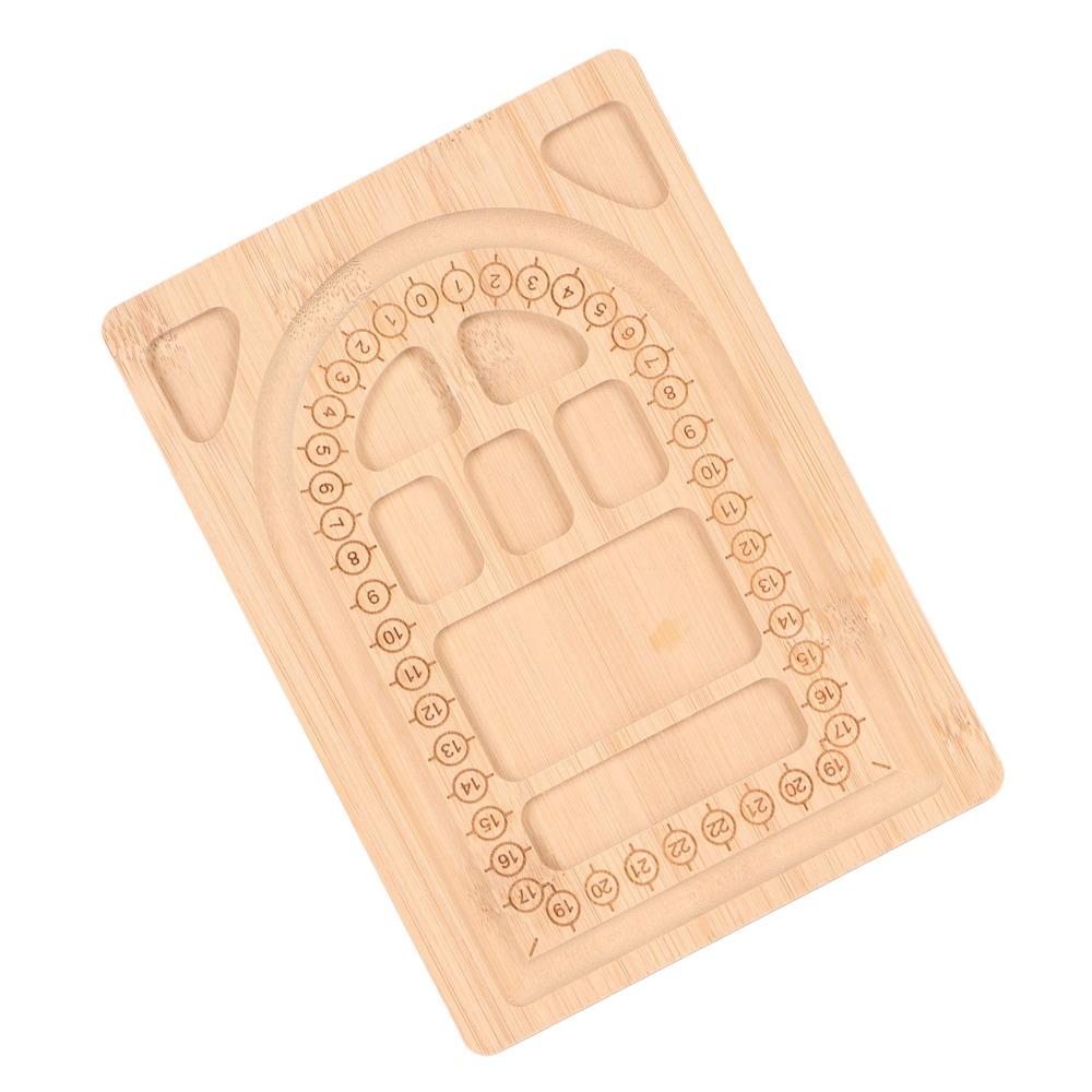 Wood Bead Board Smooth Surface Bracelet Design Template Durable Beading Tray For Bracelet Making