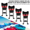 4Pcs Coarse Thread Bung Plug Replacement Standard Size Nylon Kayak Water Plug Universal Drain Hole Plugs Kayak Canoe Accessories