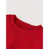 European Sizes Christmas Tree Print Casual Round Neck Sweatshirt For Boys And Girls, Layering Top