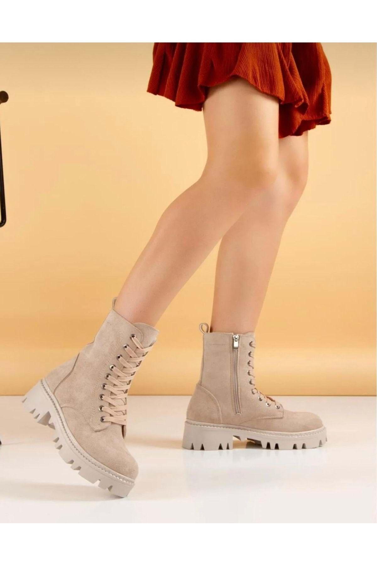 

Женские современные стильные модные ботинки, ботинки из искусственной кожи, замши Seribo, армейские ботинки на нескользящей подошве, Tensuede 37