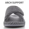 Fashion Crestar Orthopedic House Slippers For Women Fashion Spring Open Toe Corduroy Slides With Arch Support Female Soft Bedroom Shoes