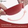 3PCS Silicone Pottery Ribs, Clay Potter Tools Rubber Rib Tool For Pottery, Soft Clay Rib For DIY Crafting Modeling