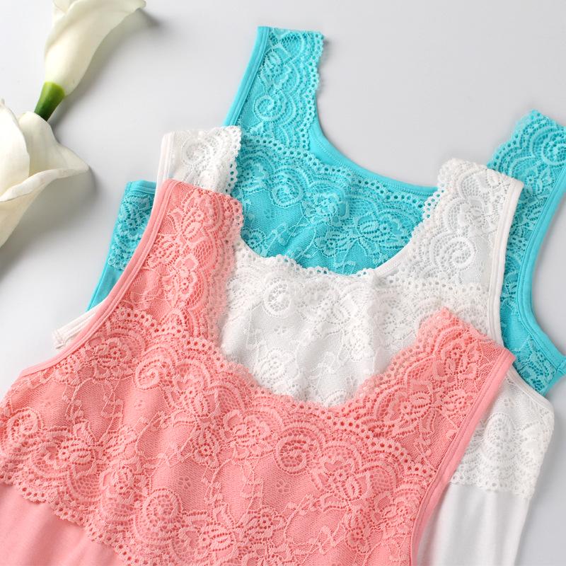 Modal lace suspender vest women's thin sports top summer tight inside and outside wear bottoming underwear women