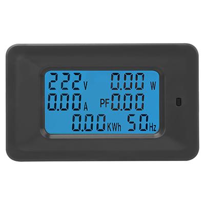 6 In 1 AC Meter Voltage 110V‑250V Current 20A Power Factor KWH Frequency