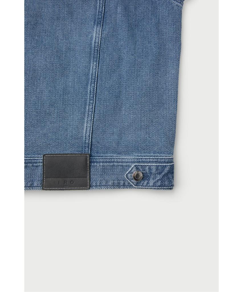 Iro Cassine Washed Denim Trucker Jacket Irjas26007Bux