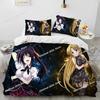 Sexy Girl High School DxD Anime Bedding Set Duvet Cover Full Queen King Size Pillowcase Bed Print Aldult Kid Bedroom Single Twin