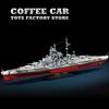 NEW German Warship Model Bricks Kit Military Battleship Building Blocks WW2 Cruiser Boat Submarine Assembly Toys Adult Kids Gift