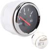 2in Pointer Water Liquid Level Gauge, RV Truck Water Tank Gauge, Universal Liquid Level Measurement for Marine Boat (Silver Black)
