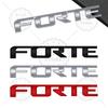 1PCS Metal Letter For Forte 3D Emblem Car Rear Trunk Decals Badge Auto Accessories Styling