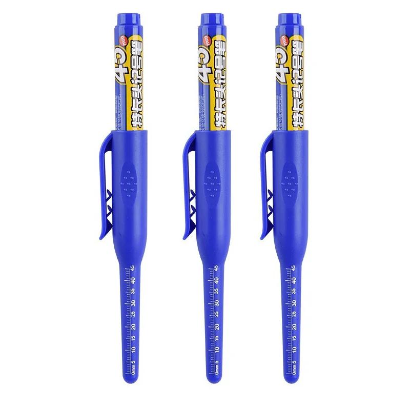 1/3/6PCS 45mm Deep Hole Long Head Paint Markers For Metal Perforating Waterproof Bathroom Woodworking Graffiti Paint Supplies
