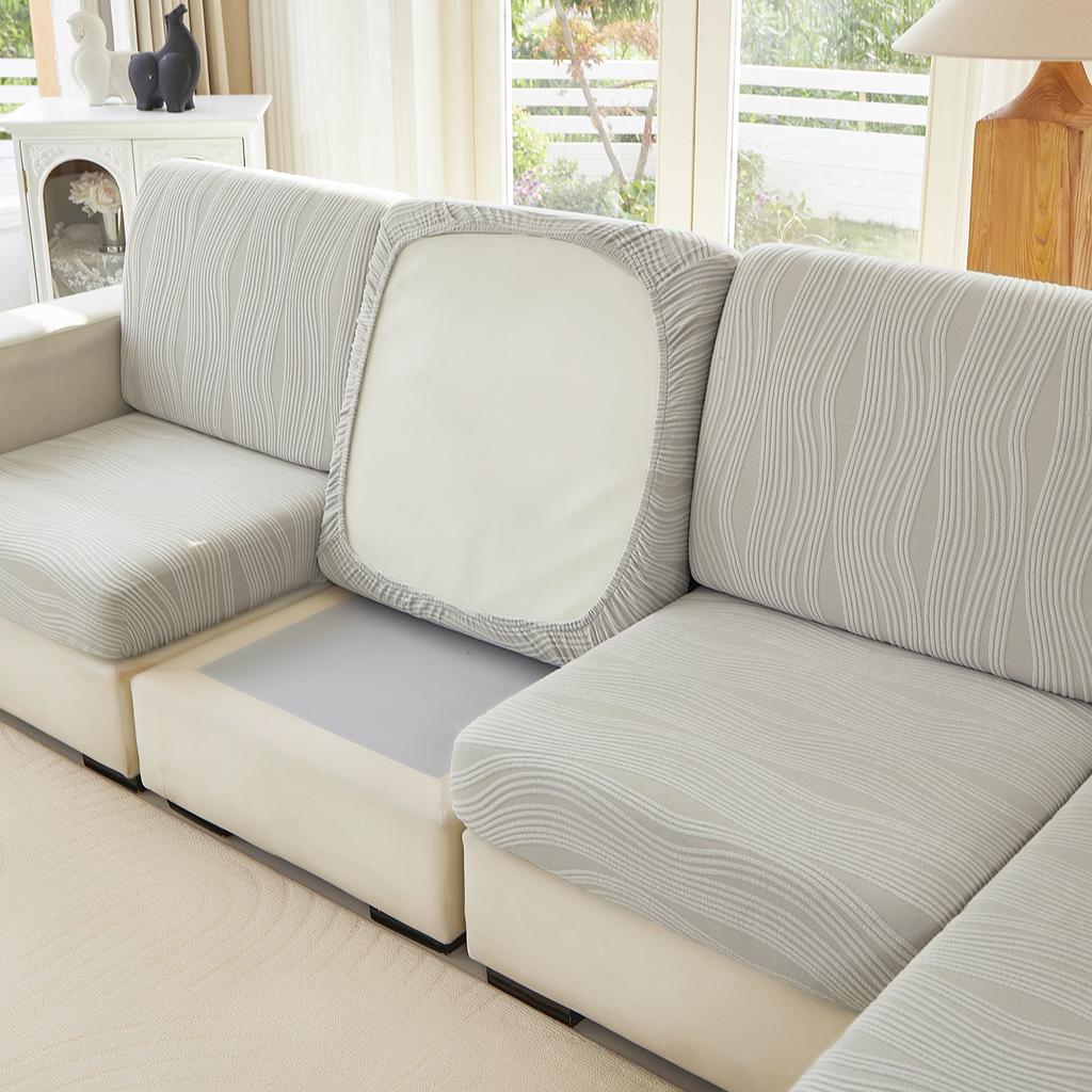 High Stretch Sofa Slipcover Single Piece Furniture Protector For Living Room Bedroom Office Dustproof Universal Couch Cover