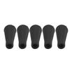 5PCS Archery Arrow Tip 8MM Inner Diameter Rubber Arrow Points For Arrows Training Outdoor Black