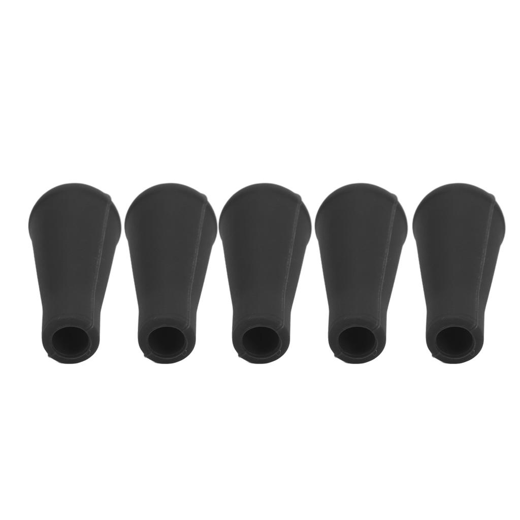 5PCS Archery Arrow Tip 8MM Inner Diameter Rubber Arrow Points For Arrows Training Outdoor Black