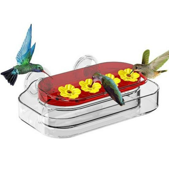 Suction Cup Window Hummingbird Feeder