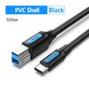 Кабель Vention USB для принтера USB Type-C до USB Type B 3.0 для MacBook Pro/Air HP Canon Dell Кабель Type C для принтера та сканера