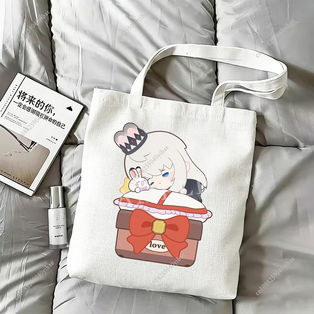 Love and Deepspace Xavier Lumiere Cats Rabbits 35x40CM Cartoon Canvas Bag Shen Xinghui Anime Cosplay Daily Shoulder Daily Bag