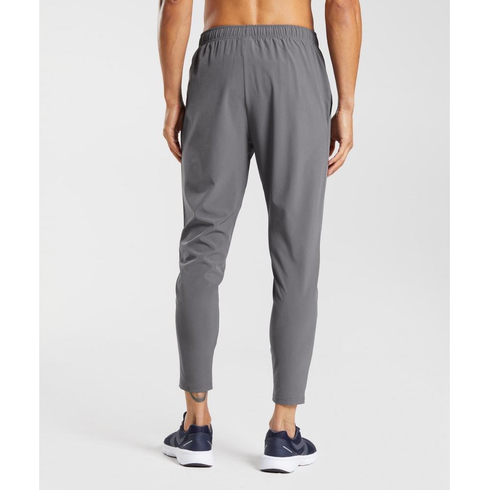 Gymshark Příjezdové tkané tepláky Silueta Šedá A2a1n Gbp4