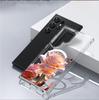 Pink Rose Magnetic Transparent Case for iPhone 15/16/17 Pro Max – Full Coverage