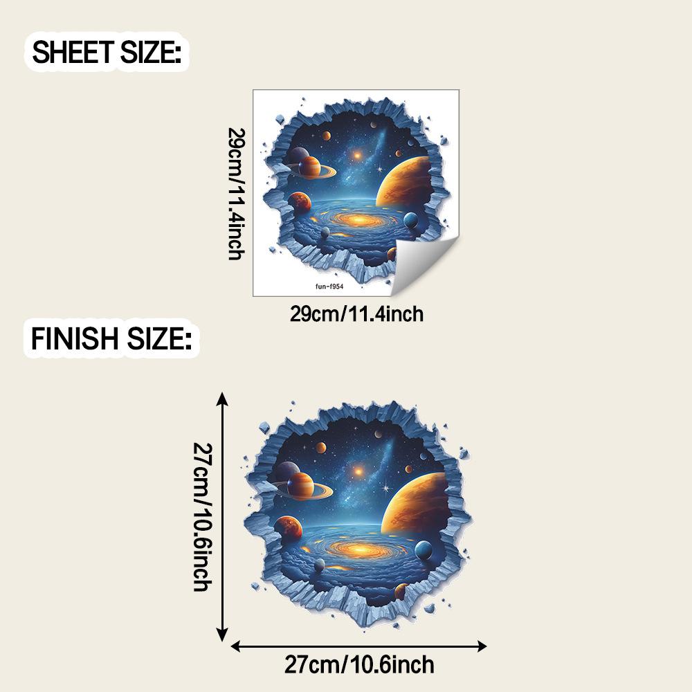 

Креативные загадочные наклейки для украшения стен дома, прихожей, гостиной