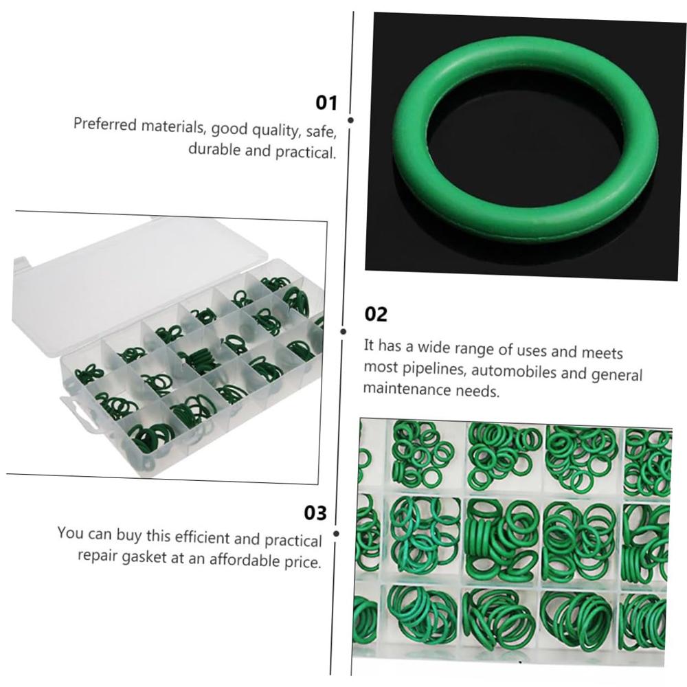 O-Ring Assortment Kit Set Nitrile Rubber High Pressure O-Rings NBR Sealing Kit for Plumbing Automotive and Faucet Repair O-Rings