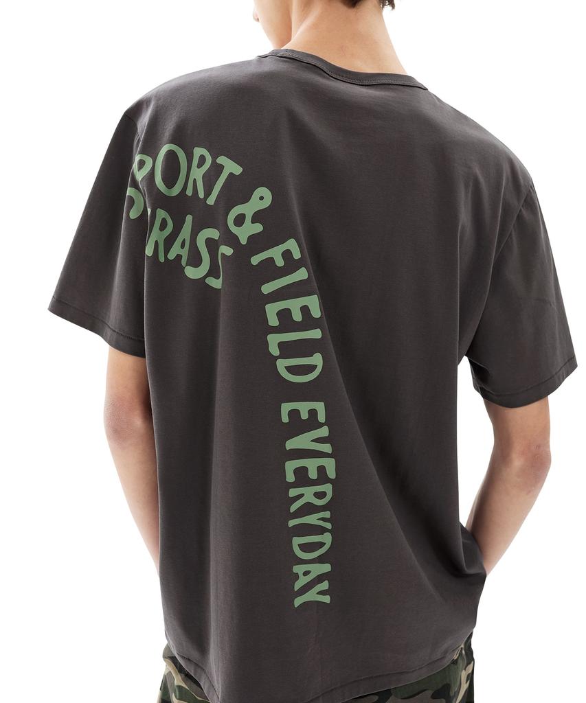 Sseonleobeutueo Arc Text Tee Rose
