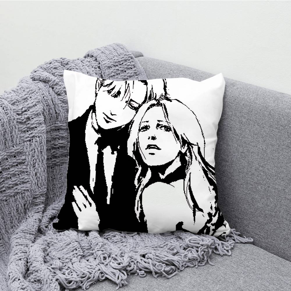 Johan Liebert M-Monster Pillow Case For Sofa Decor Car Office Room Printing Cushion Cover Decorations and Protector