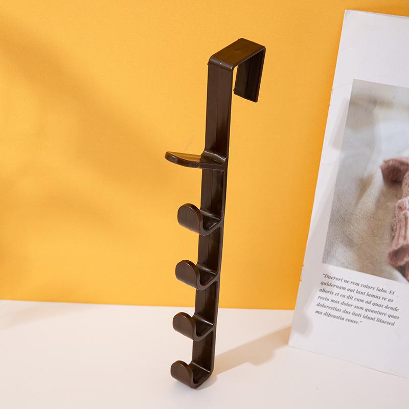 

Творческий дом Многофункциональный 5 крючков Портативный гардероб Вешалка для одежды Кухня Ванная комната За дверью Вешалка для полотенец Крючки для хранения