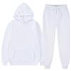 Einfarbig Hoodie Set Tasche Langarm Frauen Hoodie Herbst Casual Jogger Anzug Trainingsanzug Sweatshirt Frau Pullover Chandals Hombre