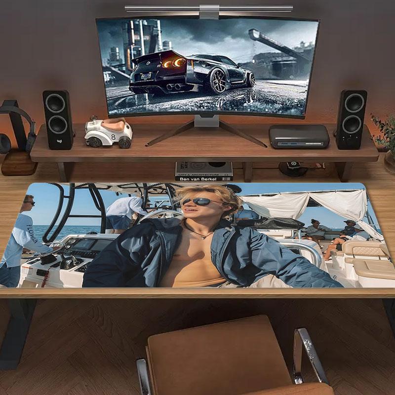 Rudy Pankow JJ Maybank Large Size Mouse Pad Large Gaming Table Cushion Non-slip Laptop Tablet Big Mousepad XXL Mat Mini PC Playmat With Lock edge