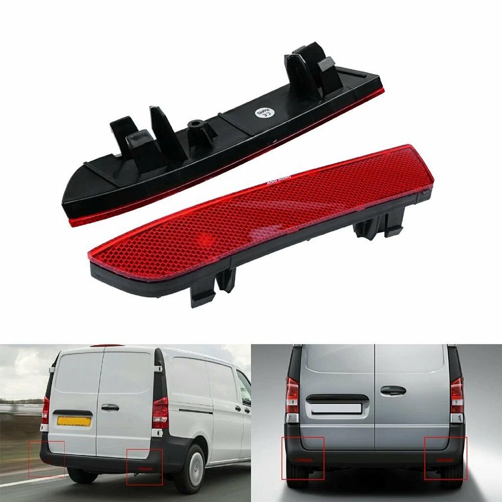 

2PCS Rear Bumper Reflector For Mercedes For Benz W447 Vito Tourer Dualiner V-Class 2014-2019 Reflector Red Lens China Mainland