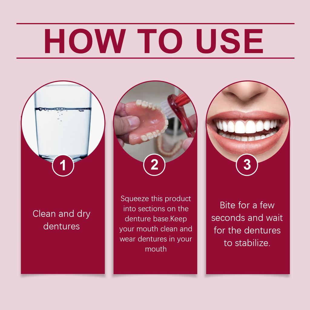 EELHOE denture fixed adhesive thermoplastic fixed dentures modify teeth to improve comfort and beautify teeth