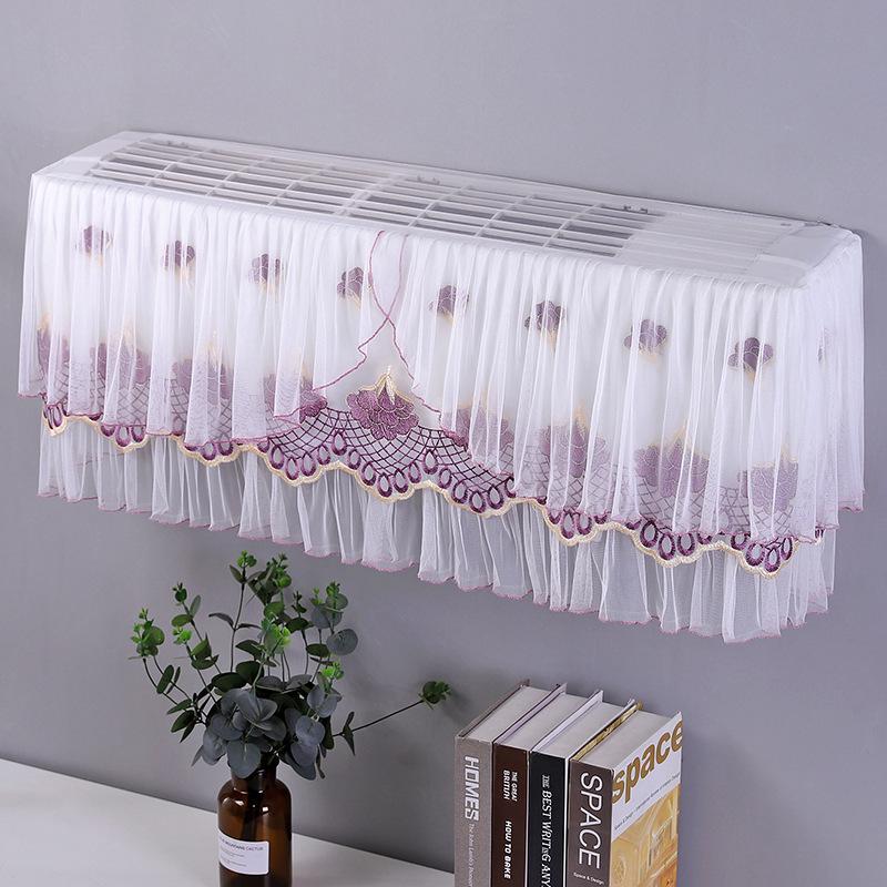 Universal Wall-Mounted Air Conditioner Dust Cover: Anti-Blow Windshield, Windproof Curtain, Full Sleeve Protection for Cabinet Machines