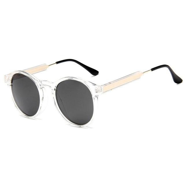 Ochelari de Soare Rotunzi Retro Femei Bărbați Design de Marcă Transparenți Femei Ochelari de Soare Bărbați Oculos De Sol Feminino Lunette Soleil UV400
