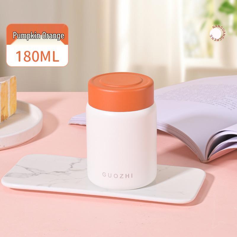 Stainless Steel Insulated Pocket Thermos: Fresh Color Tea & Water Cup for Office or School Use