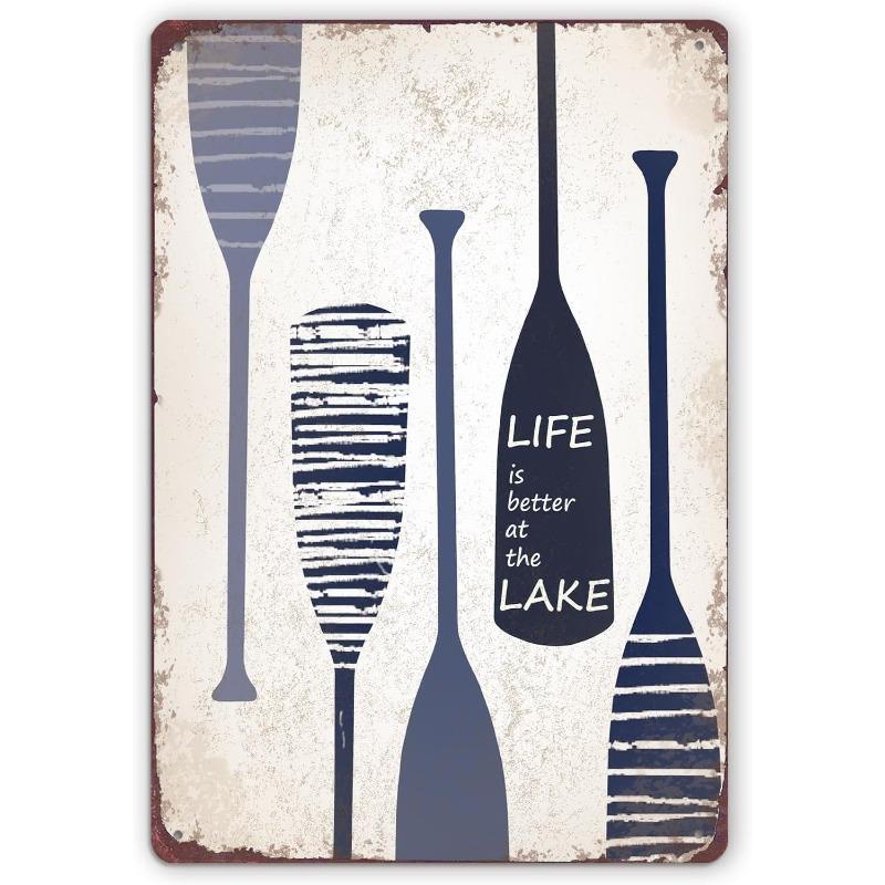 "Live" Word Metal Sign, Retro Wall Art Decor