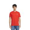 New Balance T Shirts Men's Red Crew Neck Moderate Straight Fit MT41222-NEF